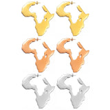 Africa Map Earrings