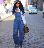 Loose Jeans Overalls