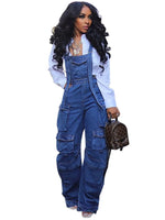 Loose Jeans Overalls